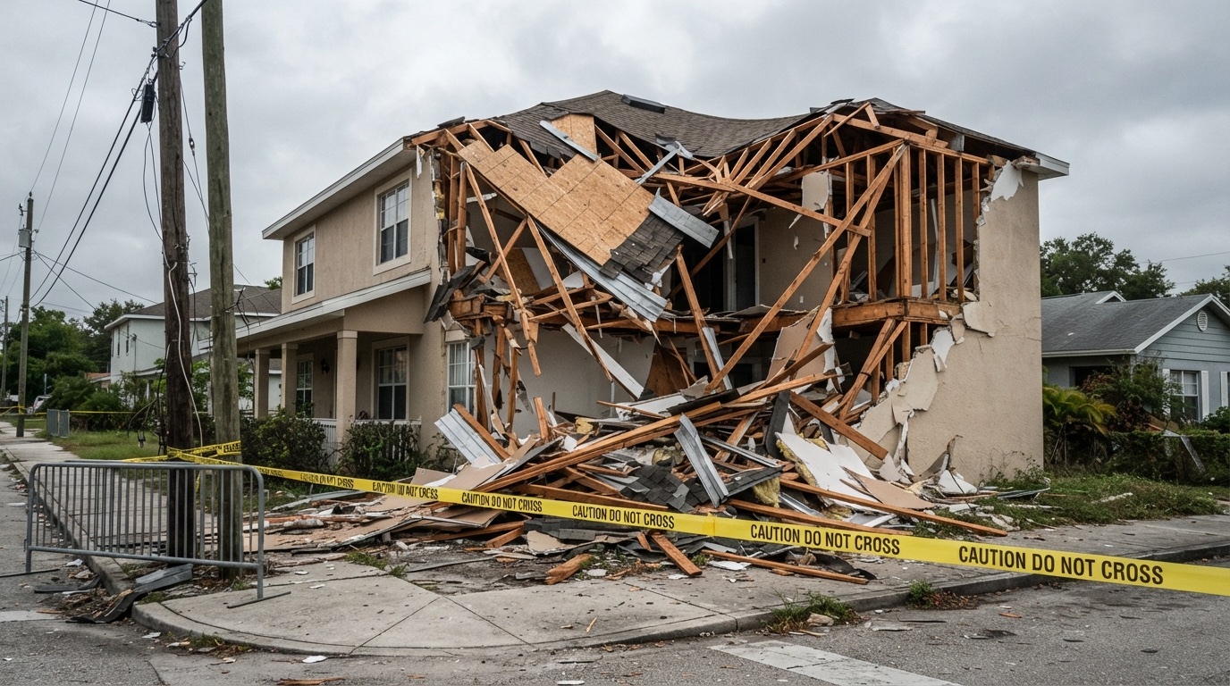 Collapse insurance claim in Florida